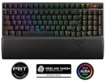 ASUS ROG Strix Scope II 96 Wireless klaviatuur M&auml;ngimine USB + RF juhtmeta + Bluetooth QWERTY USA inglise Must