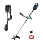 Bosch Professional GFR 18V-25 BH Juhtmeta Harjastega Murutrimmer (T&ouml;&ouml;riist ilma akuta, 18V, 250mm l&otilde;ikel&auml;bim&otilde;&otilde;t, Sinine/Must)