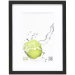 Deknudt S66KF2 P1 18x24 Wood Black Picture Frame with Mount