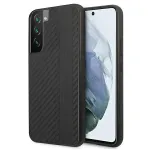 AMG AMHCS22MBLSCA K&otilde;va &uuml;mbris Samsung Galaxy S22+ jaoks Carbon Stripe & Embossed Black