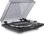 TechniSat TechniPlayer LP 200 plaadim&auml;ngija - must/h&otilde;bedane - rihmvedu - 33/45/78 p/min - USB digiteerimine - RCA v&auml;ljund