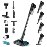 Philips 8000 series XC8057/01 juhtmevaba varstolmuti, kuiv- ja m&auml;rgpuhastus, ts&uuml;kloniline, kotita, 0,6 l, Aqua Blue/Black