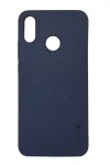 Evelatus Samsung Galaxy A6+ 2018 TPU Case with Metal Plate for Magnetic Car Holder - Blue