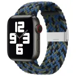 iLike Apple Watch 38/40/41mm Punutud Kangast Rihm Sinine