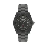 Versace V-Race meeste &Scaron;veitsi kvartskell VE7K00123 43mm roostevabast terasest musta sihverplaadiga