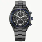 CITIZEN Eco-Drive Chronograph Stainless Steel Watch CA0438-52E 41mm