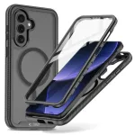 Tech-Protect Defense MagSafe &uuml;mbris Samsung Galaxy A57 5G jaoks, mattkuldne must