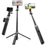 K&F Concept X97-C Selfie Stick Tripod 180 cm with MagSafe Magnetic Mount and Bluetooth Remote (Black)