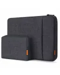 Inateck Laptop Sleeve 13 Inch with Accessory Pouch, Felt, Black-Grey, LB01006/S1