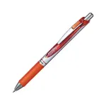Pentel EnerGel Xm T&auml;itesulepastapulk - Oranž tint - 0,35 mm - H&otilde;bedane korpus oranžide detailidega - Kummist k&auml;epide - &Uuml;mar korpus