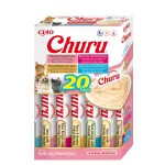 M&auml;rjad kassimaiused INABA Churu Variety Box Seafood &mdash; 20 x 14 g tuubi, kalapasta, teraviljavaba, suhkru- ja gluteenivaba