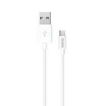 USB-kaabel SAVIO CL-124 USB 2.0, USB A pistik Micro-USB B-le, 2 m, valge