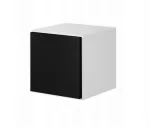 Cama suletud hoiukapp ROCO RO5 37/37/39 valge/valge/must