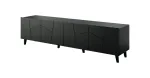 TV-kapp cama meble ETNA 200 x 42 x 52 cm, must matt, puitlaastplaadi pealispind