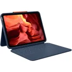 Logitech Rugged Combo 4 klaviatuurikorpus iPad 10. p&otilde;lvkonnale &ndash; klassikaline sinine (Prantsuse AZERTY paigutus)