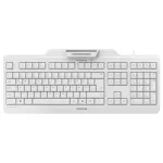 CHERRY Smart Board 1150 KB RSFlat juhtmega mehaaniline klaviatuur MSR-iga, USB, t&auml;issuuruses, valge (QWERTZ)