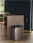 KETER Verto Recycle 54L ristk&uuml;likukujuline metalliseeritud pr&uuml;gikast, p&auml;rlihall
