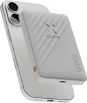 Xtorm Go2 Magnetic Wireless Power Bank 5000mAh 15W Qi 18W USB-C J&auml;&auml;valge XG2WPE057