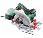 Bosch PKS 55 A ketassaag, 1200 W, 160 mm saeketas, 20 mm ava, roheline/must
