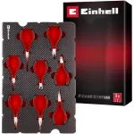 Einhell 370523 E-Case t&ouml;&ouml;riistasisu &ndash; 8-osaline t&auml;ppistangide komplekt E-Case S-F jaoks