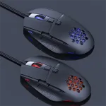 Lumi Legend WM03G-16 juhtmega hiir, USB Type-A, optiline, 7200 DPI, must