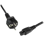 StarTech.com 1m (3 jalga) s&uuml;learvuti toitejuhe, EL Schuko-pistik C5-le, 2,5 A 250 V, 18AWG, s&uuml;learvuti asendus-toitejuhe, toiteploki juhe, s&uuml;learvuti laadimiskaabel, ristikheina-/Miki-Hiire toitejuhe