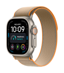 Apple Watch Ultra 4 GPS + Cellular 49 mm nutikell, naturaalsest titaanist korpus, liivav&auml;rvi Trail Loop rihm, S/M, MJAJ4QF/A