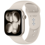 Tech-Protect silikoonist kellarihm Apple Watch 8 / 9 / 10 / 11 / 12 / SE / Ultra jaoks, 44/45/46/49 mm, Starlight