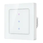 Avatto TS20-EU-W3 WiFi puutetundlik valgusti l&uuml;liti, 3-kanaliline, AC 100-240V, 10 A, Tuya/Smart Life