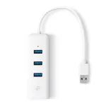 TP-Link UE330 s&uuml;learvuti doki/pordi replikaator Juhtmega USB 3.2 Gen 1 (3.1 Gen 1) Type-A Valge