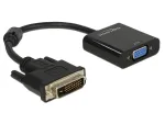 Delock - Videokonverter - Lontium LT8511 - DVI - VGA - Schwarz - retail (65658)