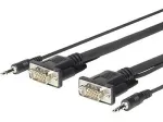 Vivolink PROVGAMCS4.6 videokaabli adapter 4,6 m VGA (D-Sub) + 3,5 mm must
