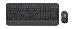 Logitech Signature MK650 for Business - klaviatuuri- ja hiirekomplekt - juhtmevaba - 2,4 GHz, Bluetooth LE - QWERTY - hispaania - grafiit