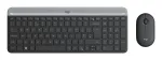 LOGITECH Slim juhtmeta klaviatuuri ja hiire komplekt MK470 - grafiit - AZERTY Belgia