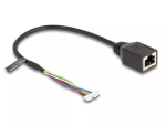 V&otilde;rgukaabel DeLOCK 88007 RJ45 4-kontaktsele 6-kontaktsele Cat5e 0,3 m must