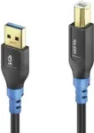 USB-kaabel PureLink FI-U200-020 2 m USB A USB B Must Sinine