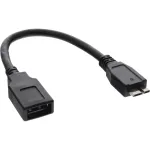 InLine Micro USB 3.0 OTG Adapteri kaabel, Micro B-pistik -> USB Type A-pesa, 0,15 m