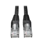 Eaton Tripp Lite Series Cat6 Gigabit Snagless Molded (UTP) Ethernet-kaabel (RJ45 M/M), PoE, must, 5 ft (1,52 m) - Paigakaabel - RJ-45 (M) kuni RJ-45 (M) - 1,52 m - UTP - CAT 6 - Mou