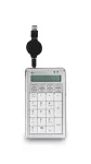 BakkerElkhuizen S-board 840 Design BNES840DNUM numbriklaviatuur, USB, h&otilde;bedane/must