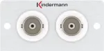 Pistikupesa 2 x BNC Kindermann 7444000538