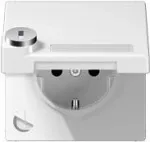 JUNG LS 1520 NAKLSL WW - t&uuml;&uuml;p F - 1 moodul(it) - 2P - valge - termoplast - IP44