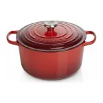 Le Creuset Signature &uuml;mmargune ahjuvorm 24 cm punane