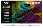 Sharp 4K QLED MiniLED TV | 50JP7265E | 50 | Smart TV | Google TV | UHD | H&otilde;bedane