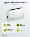 Goobay 5-Port Gigabit Ethernet Network-Switch (64563)