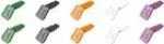 KNIPEX KN 00 61 10 CV02 - ColorCode Clip - 10 tk segav&auml;rvides (00 61 10 C V02)