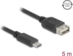 USB-kaabel DELOCK 81539 USB USB-C kuni USB Type-A, 5 m pikkus