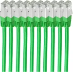 shiverpeaks BS75711-H0.5G-SET10 v&otilde;rgukaabel roheline 0,5 m Cat6 S/FTP (S-STP) (BS75711-H0.5G-SET10)