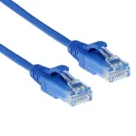 ACT Blue 10 meetrit LSZH U/UTP CAT6 andmekeskuse &otilde;huke &uuml;henduskaabel takistusteta RJ45-pistikutega