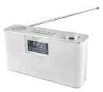 Personaalne raadio Soundmaster DAB700WE &mdash; analoog- ja digiraadio (DAB+, FM), 12 W RMS, LCD 2,9 tolli, MicroSD, h&otilde;be/valge
