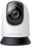 Mercusys MC230 panoraam-/kallutusfunktsiooniga AI koduse turvalisuse Wi-Fi kaamera, 5 MP